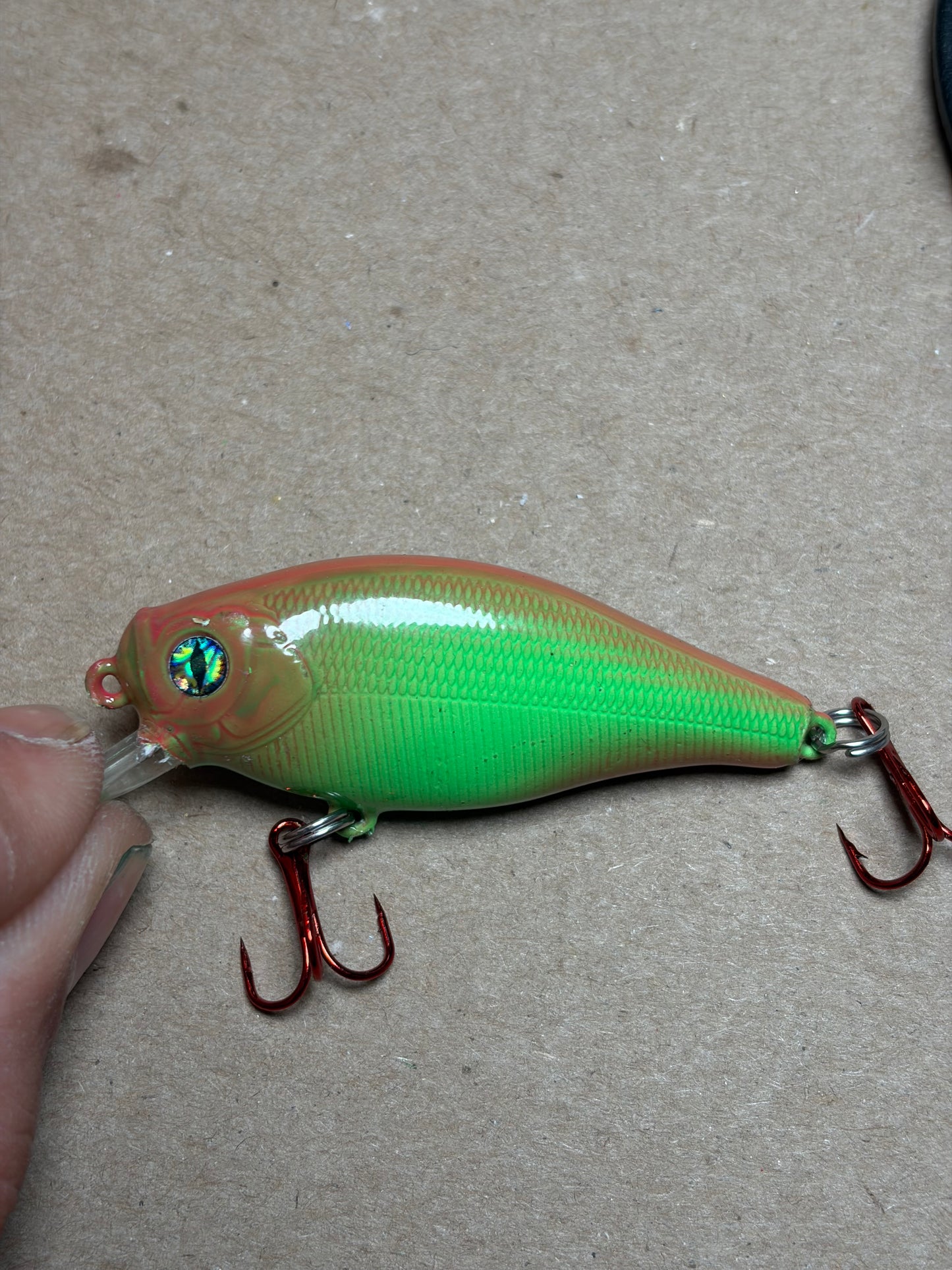 Cherry Lime Glow Minnow