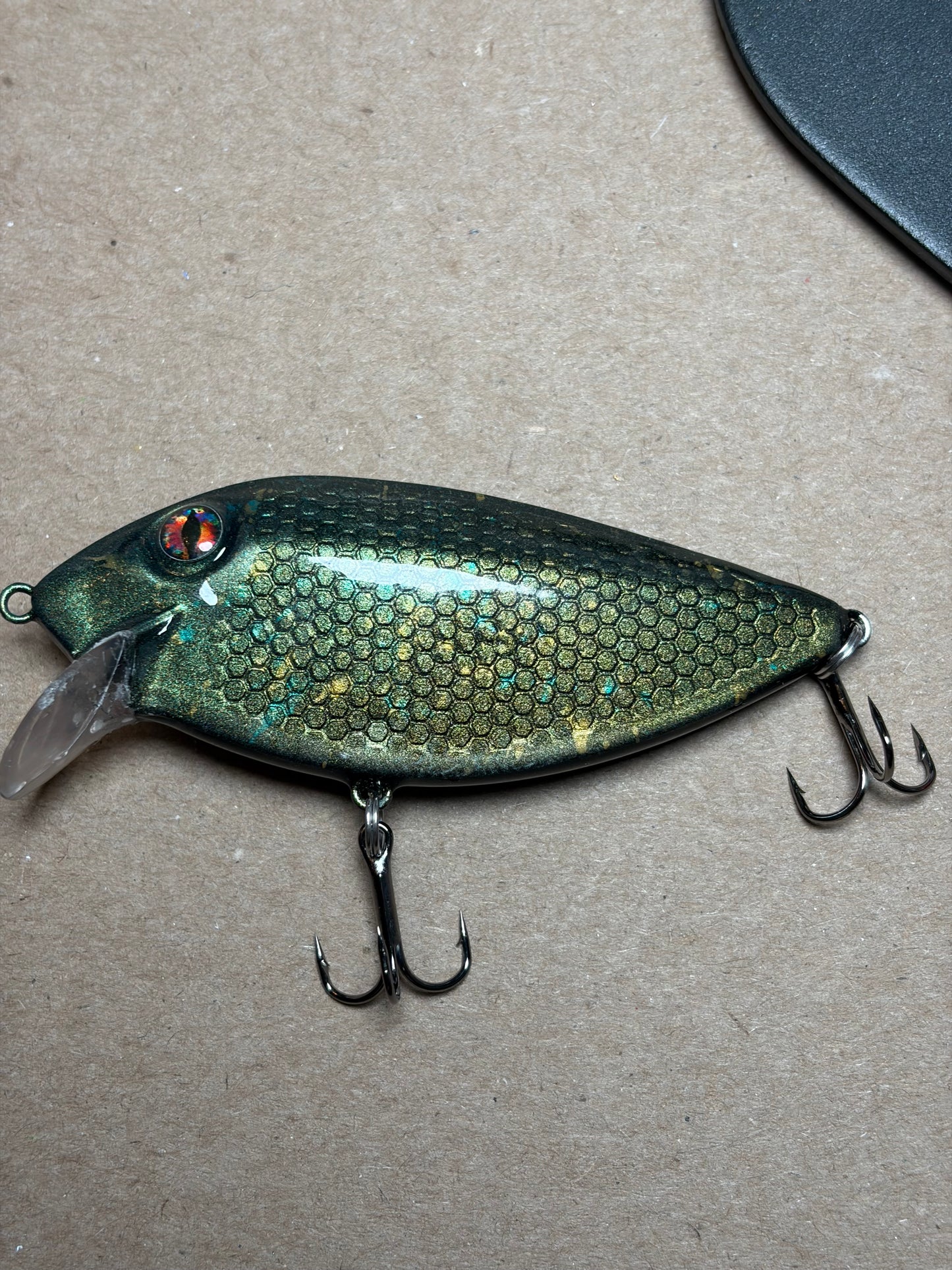 Green and Gold Bait Fish